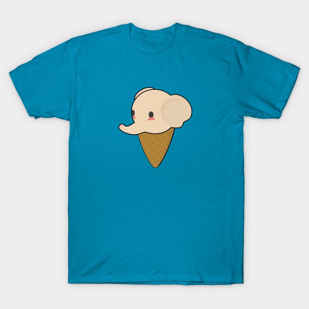 Kawaii ice cream is actually an Elephant T-Shirt by happinessinatee